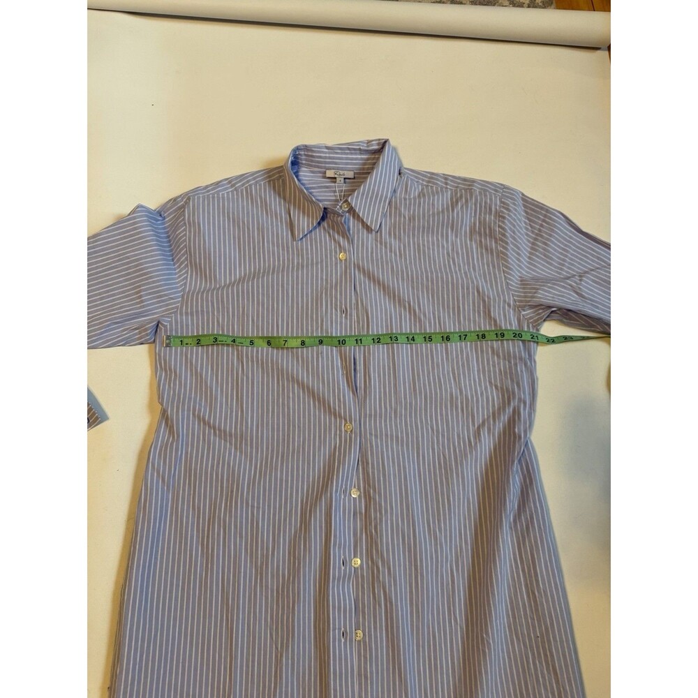 Rails Harmony Dress in Blue Oxford White Stripe. NWT. Retails $235 - Picture 8 of 9
